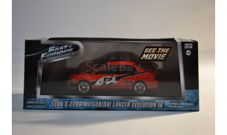 MITSHUBISHI Lancer Evolution IX 2006, масштабная модель, Greenlight Collectibles, scale43