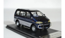 MITSUBISHI DELICA SPACE GEAR (SUPER EXCEED 1994 BLUE, масштабная модель, Hi-Story, scale43