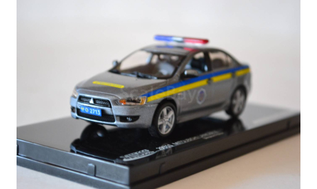 Mitsubishi Lancer Evolution X  Ukraine Police, масштабная модель, Vitesse, scale43