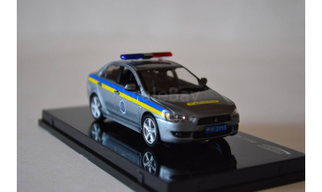 Mitsubishi Lancer Evolution X  Ukraine Police, масштабная модель, Vitesse, scale43