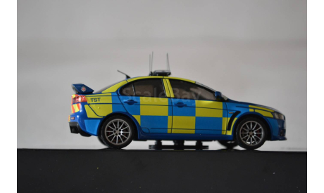 Mitsubishi Lancer EVOX UK Police 2008 (116), масштабная модель, IXO Rally (серии RAC, RAM), scale43