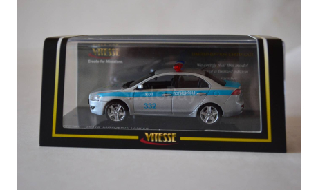 Mitsubishi Lancer Kazakhstan   Police, масштабная модель, Vitesse, 1:43, 1/43