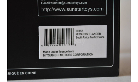Mitsubishi Lancer South  Africa Traffic Police, масштабная модель, Vitesse, scale43