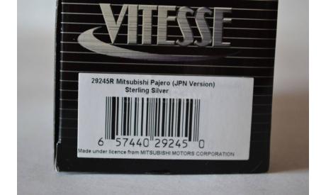 Mitsubishi  Pajero JPN Version (29245R), масштабная модель, Vitesse, scale43