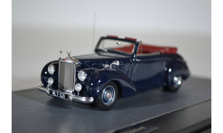 ALVIS TA21 Tickford DHC Cabriolet 1952 Blue, масштабная модель, Matrix, 1:43, 1/43