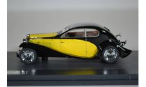 BUGATTI Type 46 Superprofile Coupe 1930 YellowBlack, масштабная модель, Matrix, 1:43, 1/43