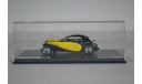 BUGATTI Type 46 Superprofile Coupe 1930 YellowBlack, масштабная модель, Matrix, 1:43, 1/43