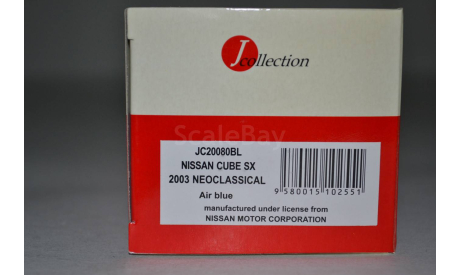 Nissan CUBE SX 2003 Neoclassical (080BL), масштабная модель, J-Collection, scale43