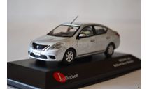 Nissan Latio (Br.Sil.Met.), масштабная модель, J-Collection, scale43