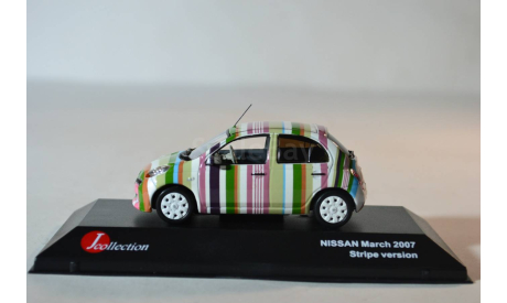 Nissan March 2007 Stripe version, масштабная модель, J-Collection, 1:43, 1/43
