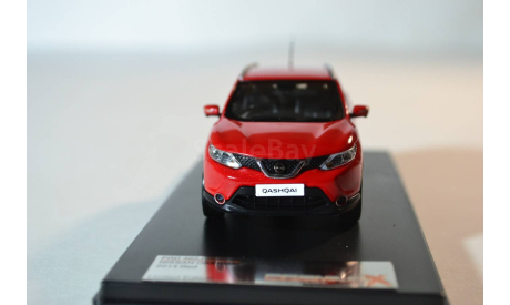Nissan Qashqai 2014 Red, масштабная модель, Premium X, 1:43, 1/43