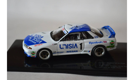 Nissan Skyline GT-R R32 4-th 1991 Macau, масштабная модель, Dadox toys, scale43