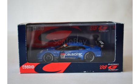 NISSAN SUPER GT500 CALSONIC IMPUL GTR Fuji #12, масштабная модель, Ebbro, 1:43, 1/43