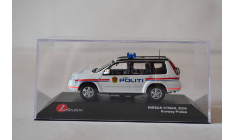 NISSAN X TRAIL Norway Police 2006 (089), масштабная модель, J-Collection, scale43