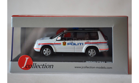NISSAN X TRAIL Norway Police 2006 (089), масштабная модель, J-Collection, scale43