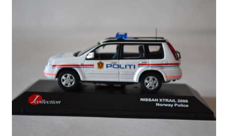 NISSAN X TRAIL Norway Police 2006 (089), масштабная модель, J-Collection, scale43