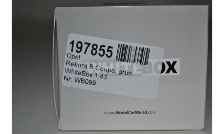 Opel Rekord B Coupe (099), масштабная модель, IXO Rally (серии RAC, RAM), scale43