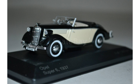 Opel Super 6 1937, масштабная модель, IXO Rally (серии RAC, RAM), scale43