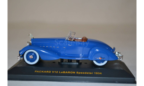 Packard V12 LeBaron Speedster 1934, масштабная модель, 1:43, 1/43, IXO Road (серии MOC, CLC)