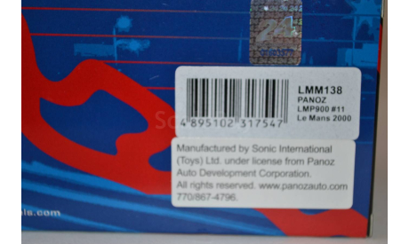 Panoz LMP900 #11 (Lle Mans) 2000, масштабная модель, ixo, 1:43, 1/43