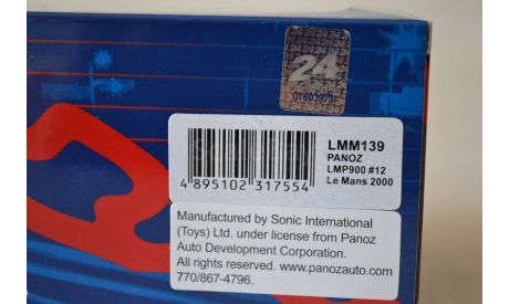 Panoz LMP900 #12 (Lle Mans) 2000, масштабная модель, ixo, 1:43, 1/43