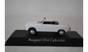 Peugeot 204 Cabriolet 1967 W, масштабная модель, Norev, 1:43, 1/43