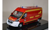 Peugeot Boxer Pompiers vehicule plongeur, масштабная модель, Norev, scale43