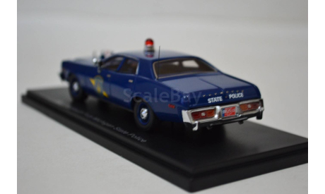 Plymouth Fury 1977 Michigan State Police, масштабная модель, Neo Scale Models, scale43