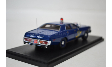 Plymouth Fury 1977 Michigan State Police, масштабная модель, Neo Scale Models, scale43
