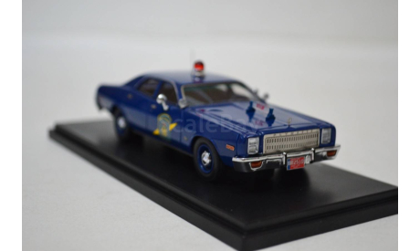Plymouth Fury 1977 Michigan State Police, масштабная модель, Neo Scale Models, scale43