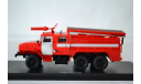 ПМ 102Б красный с белыми полосами, масштабная модель, scale43, УРАЛ