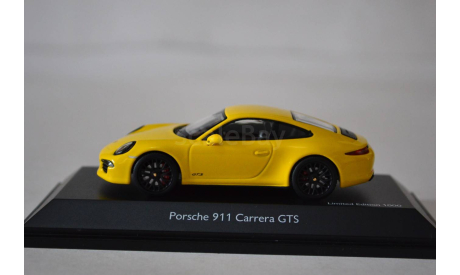 Porsche 911 Carrera GTS racing gelb, масштабная модель, Schuco, 1:43, 1/43