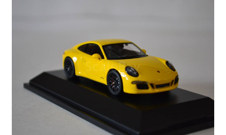 Porsche 911 Carrera GTS racing gelb, масштабная модель, Schuco, 1:43, 1/43
