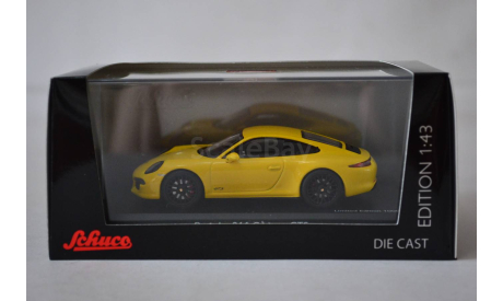 Porsche 911 Carrera GTS racing gelb, масштабная модель, Schuco, 1:43, 1/43