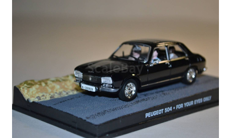 Peugeot 504 (007 For your eyes only ), сборная модель автомобиля, Ge Fabbri, scale43