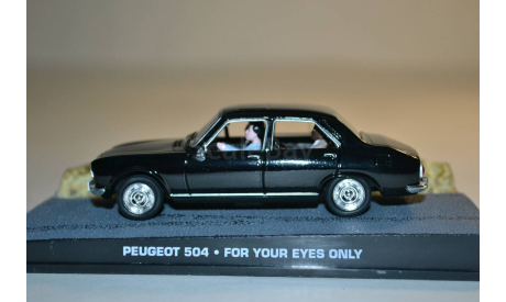 Peugeot 504 (007 For your eyes only ), сборная модель автомобиля, Ge Fabbri, scale43