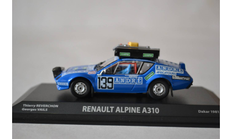Renault Alpina A310 Dakar, масштабная модель, Norev, scale43