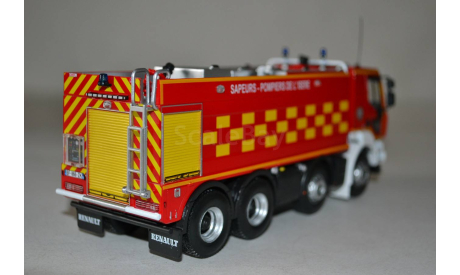 Renault Kerax 2008 (Pompiers FMOGP), масштабная модель, Norev, scale43