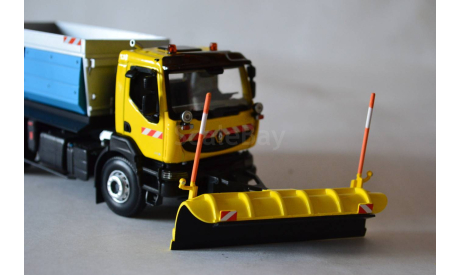 Renault Kerax Chasse Neige 2008 (снегоуборщик), масштабная модель, Norev, 1:43, 1/43