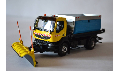 Renault Kerax Chasse Neige 2008 (снегоуборщик), масштабная модель, Norev, 1:43, 1/43