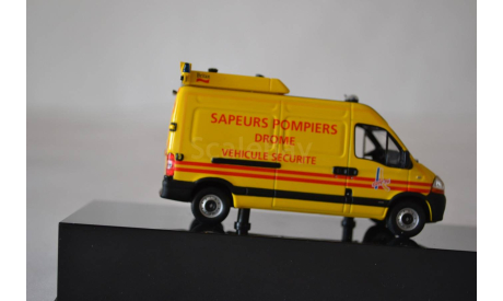 Renault Master pompiers Vehicule Securite, масштабная модель, Norev, 1:43, 1/43