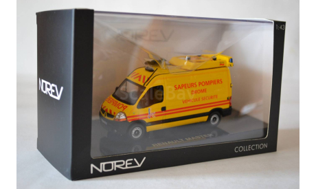 Renault Master pompiers Vehicule Securite, масштабная модель, Norev, 1:43, 1/43