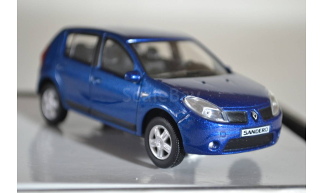Renault Sandero (d.Bl.0, масштабная модель, Eligor, scale43