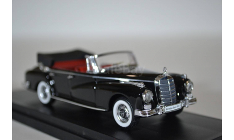 Mercedes-Benz 300D cabrio - 1958 - black, масштабная модель, scale43