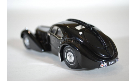 BUGATTI 57 SC ATLANTIC – Ralph Lauren Museum - Neroblack черный, масштабная модель, RIO, scale43