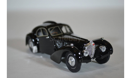BUGATTI 57 SC ATLANTIC – Ralph Lauren Museum - Neroblack черный, масштабная модель, RIO, scale43