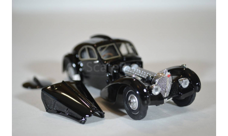 BUGATTI 57 SC ATLANTIC – Ralph Lauren Museum - Neroblack черный, масштабная модель, RIO, scale43