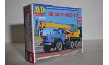 Сборная модель Автокран КС - 3574 (4320 - 31), сборная модель автомобиля, AVD Models, scale43