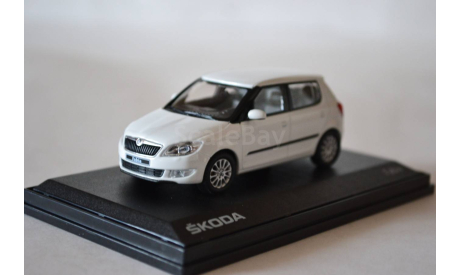 Skoda Fabia II (facelift), масштабная модель, Abrex, scale43, Škoda