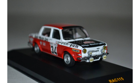 Simca 1000 #34 R.M.Car. 1973, масштабная модель, IXO Road (серии MOC, CLC), scale43